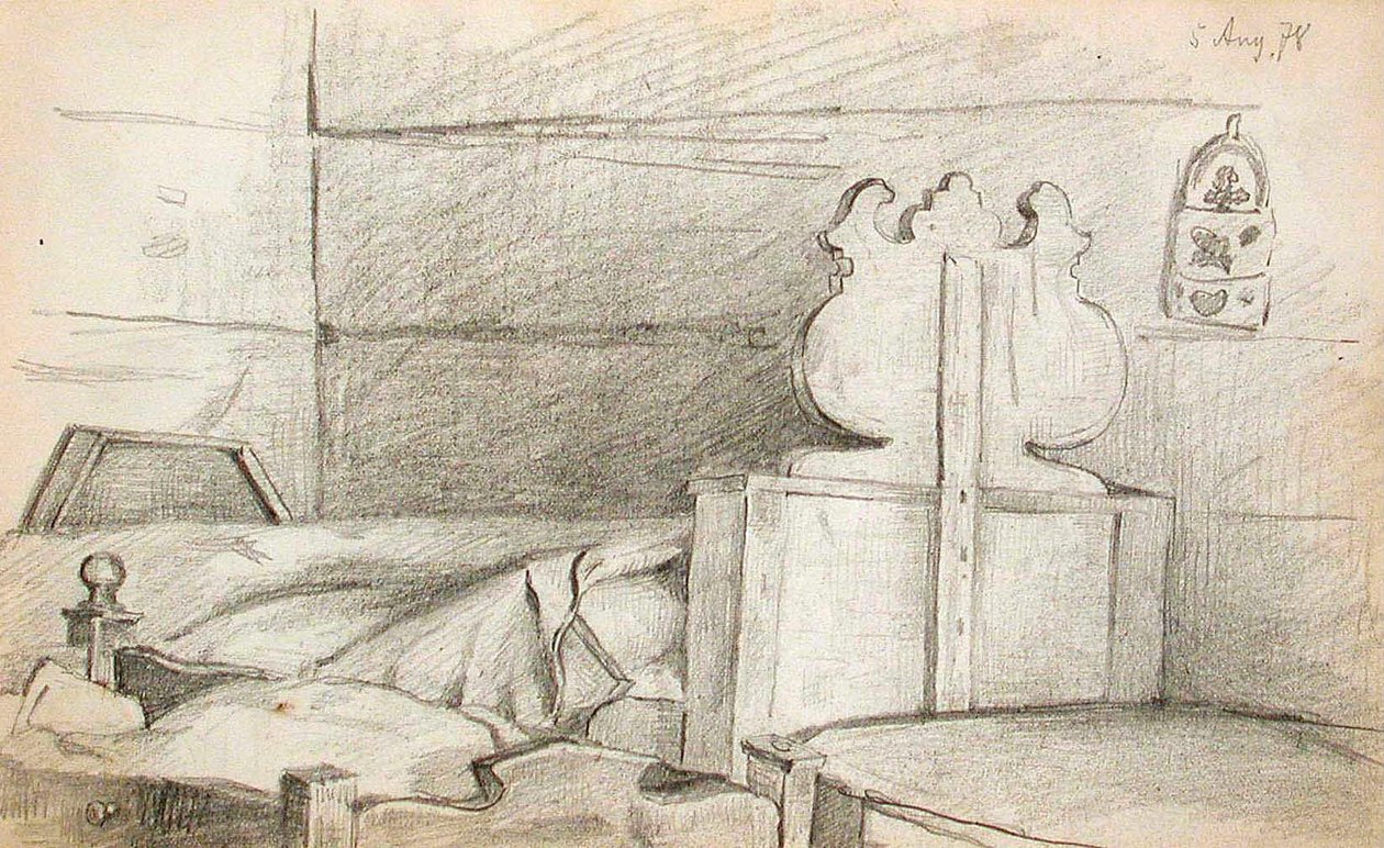 Quarto (recto), Satanás (verso) de Lovis Corinth