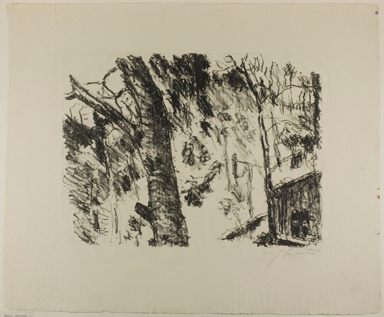 Beech Woods, do início da primavera nas montanhas de Lovis Corinth