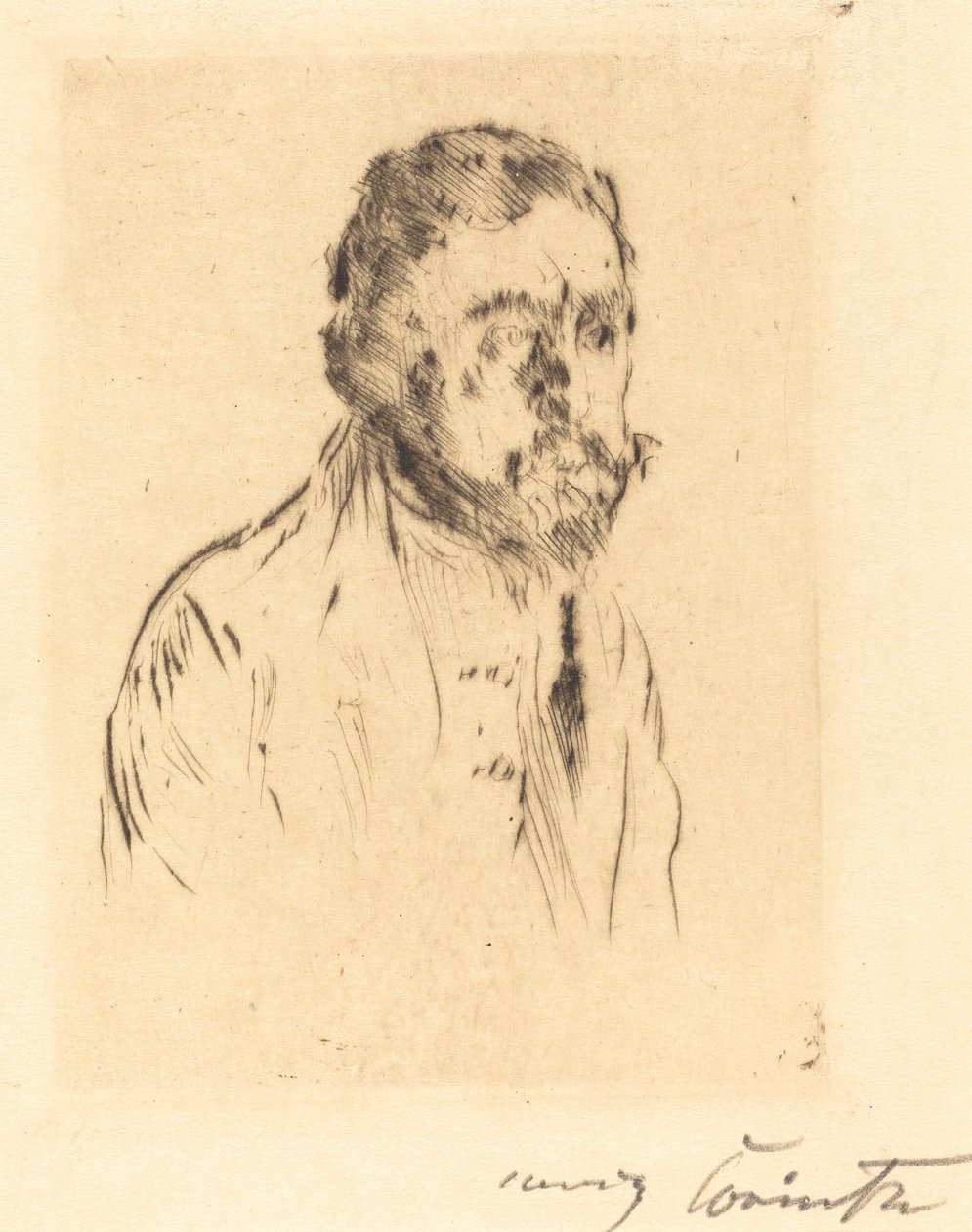 Estudo do Retrato de H. St. Retrato de H. St., 1920. de Lovis Corinth