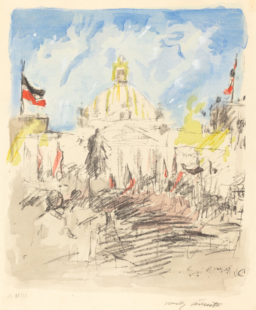 Bismarckfeier (Celebração de Bismarck) de Lovis Corinth