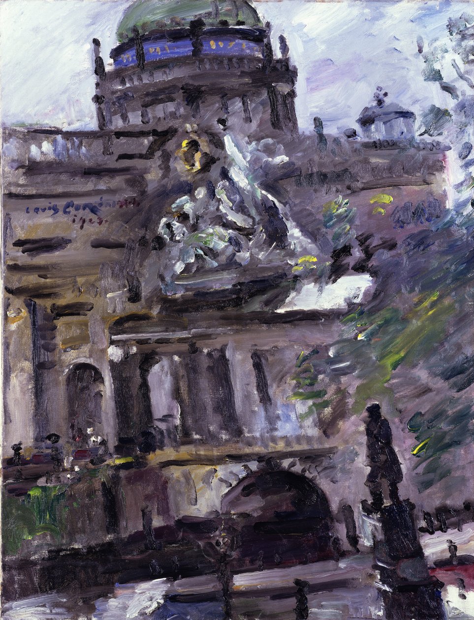 O Palácio de Berlim visto do Darmstädter Bank de Lovis Corinth