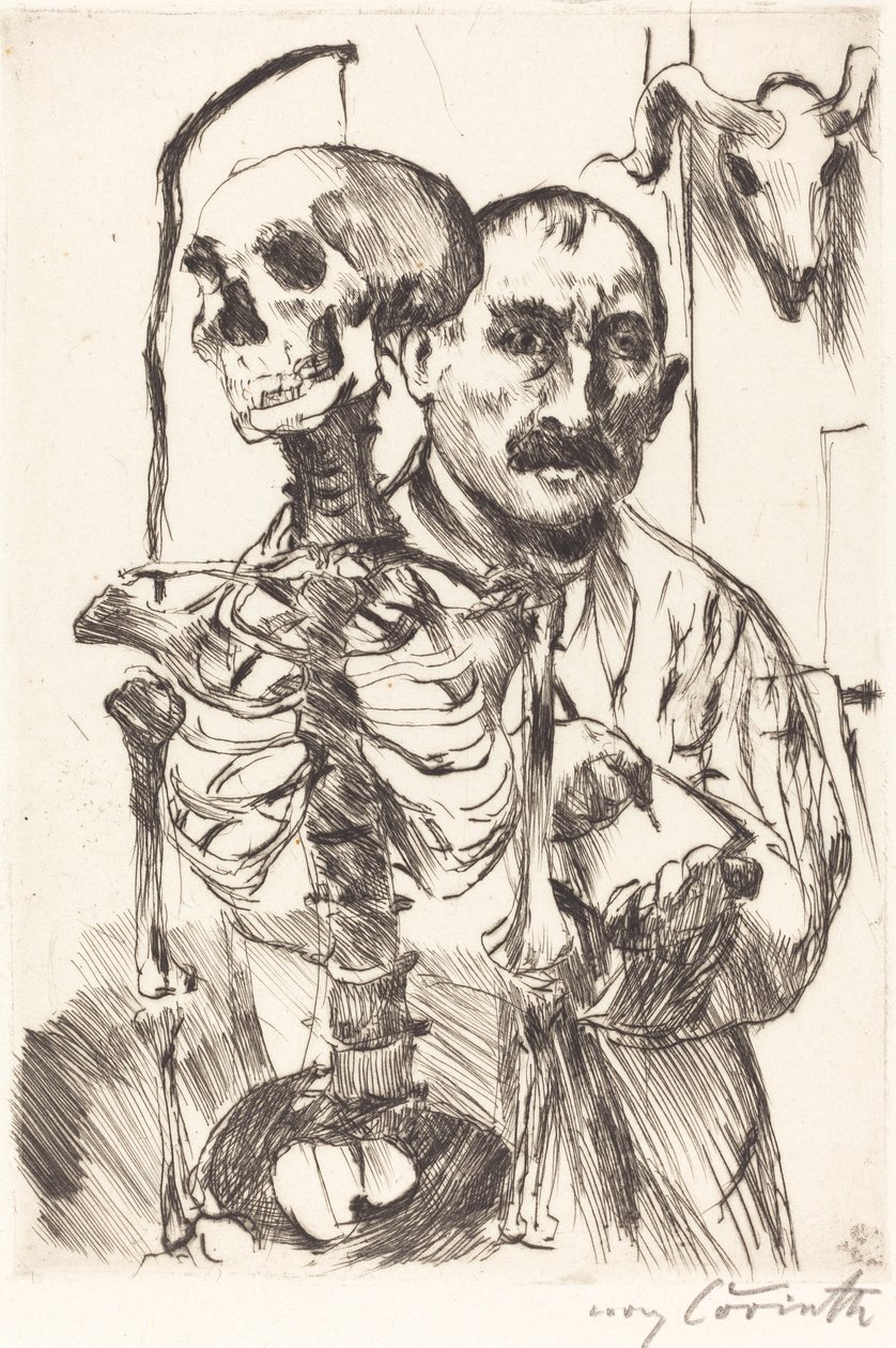 O Artista e Morte II O Artista e Morte II, 1916. de Lovis Corinth