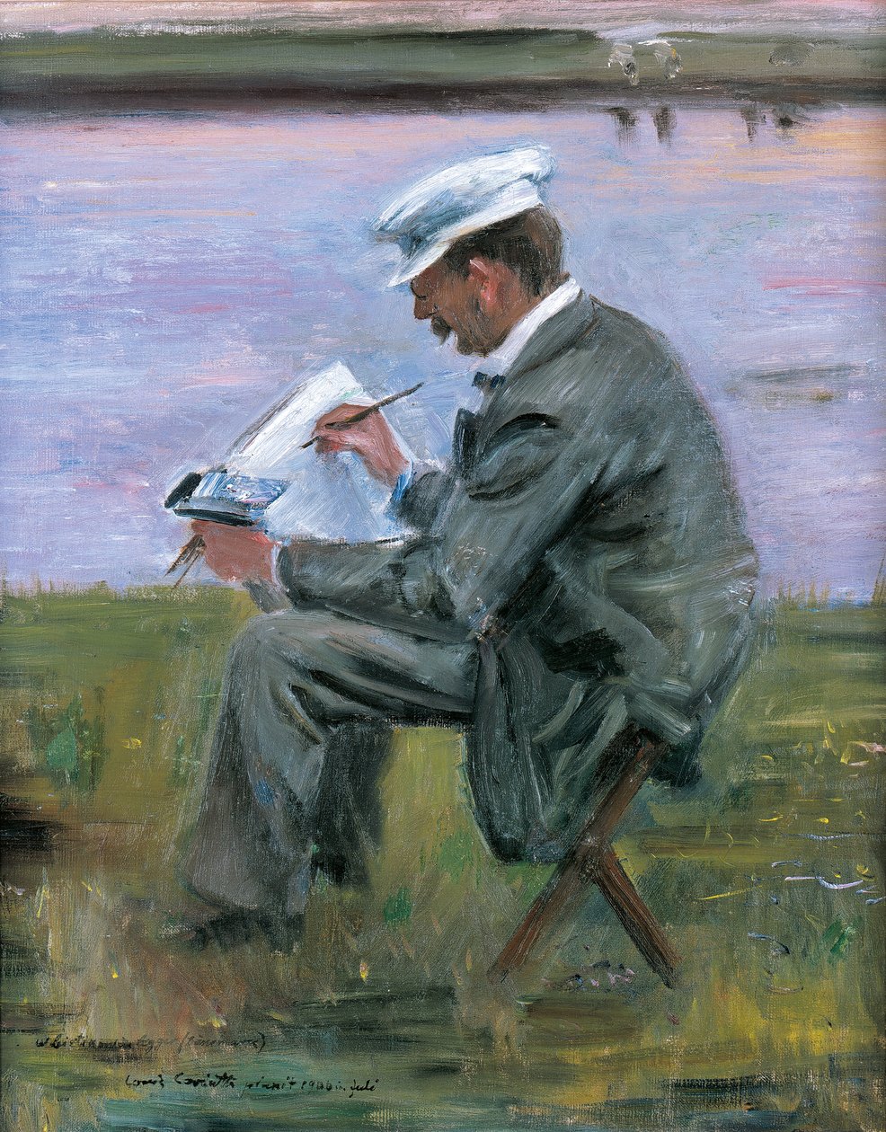 O pintor Leistikow de Lovis Corinth