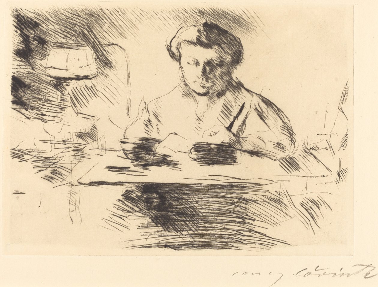Die Gattin (Esposa do Artista) de Lovis Corinth