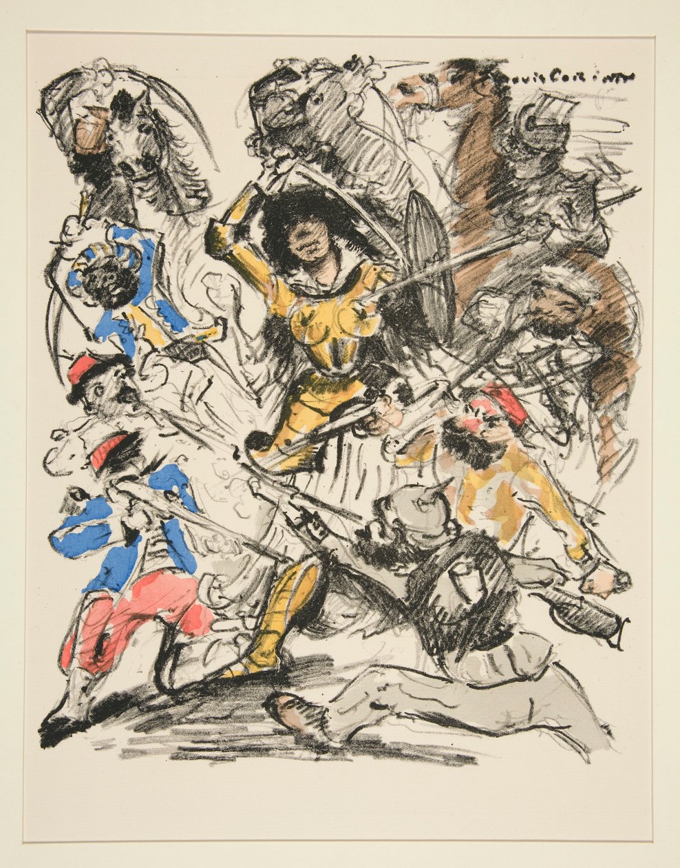 A Dama de Orleães (Die Jungfrau von Orleans) de Lovis Corinth
