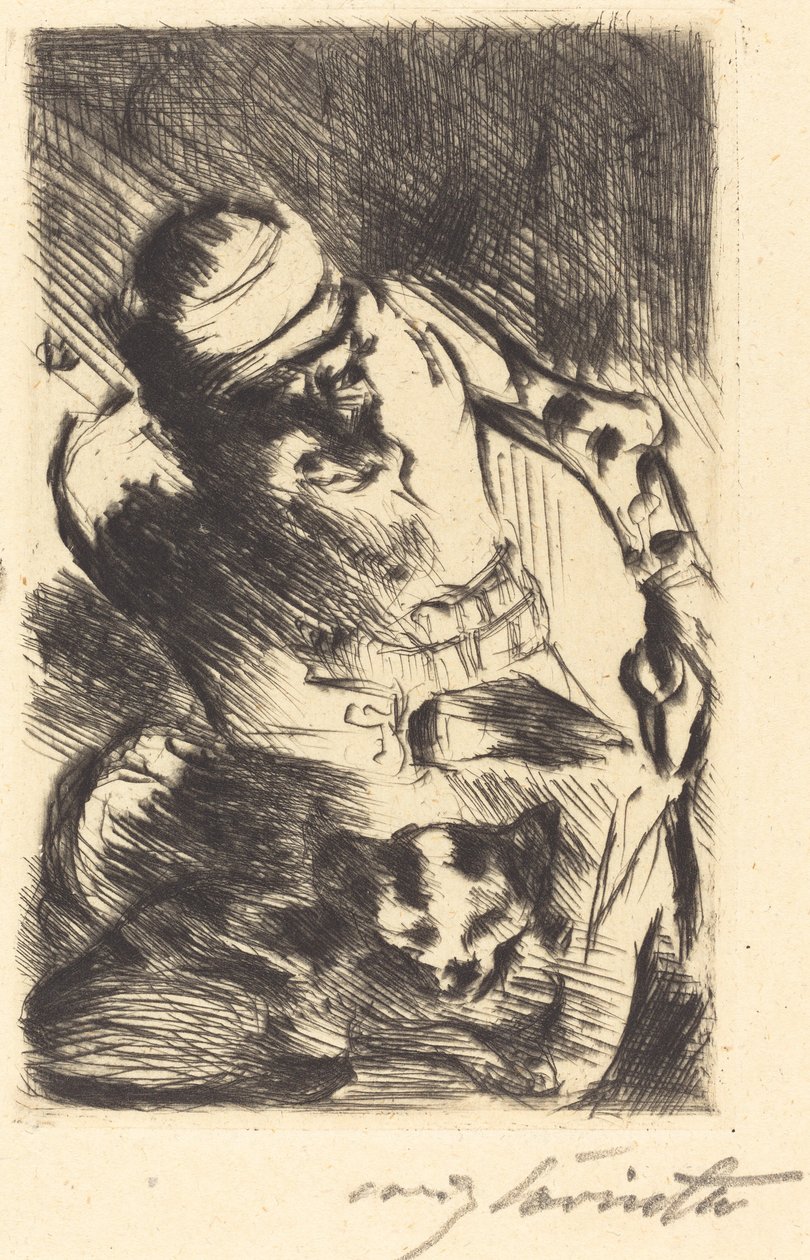 O Gato do Profeta de Lovis Corinth