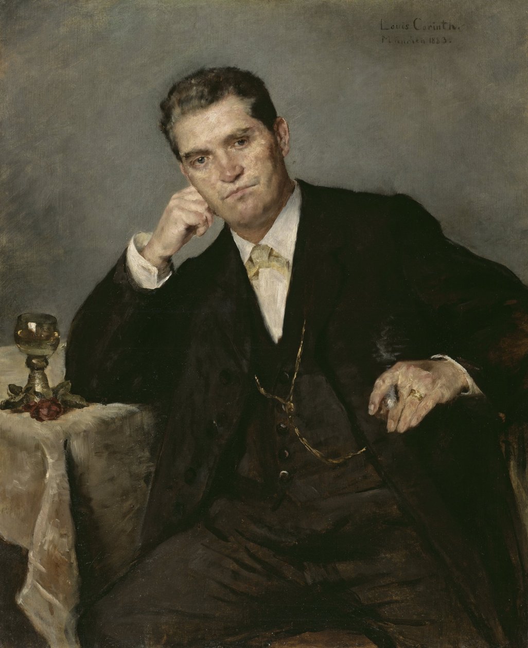 Franz Heinrich Corinth, o pai do artista de Lovis Corinth
