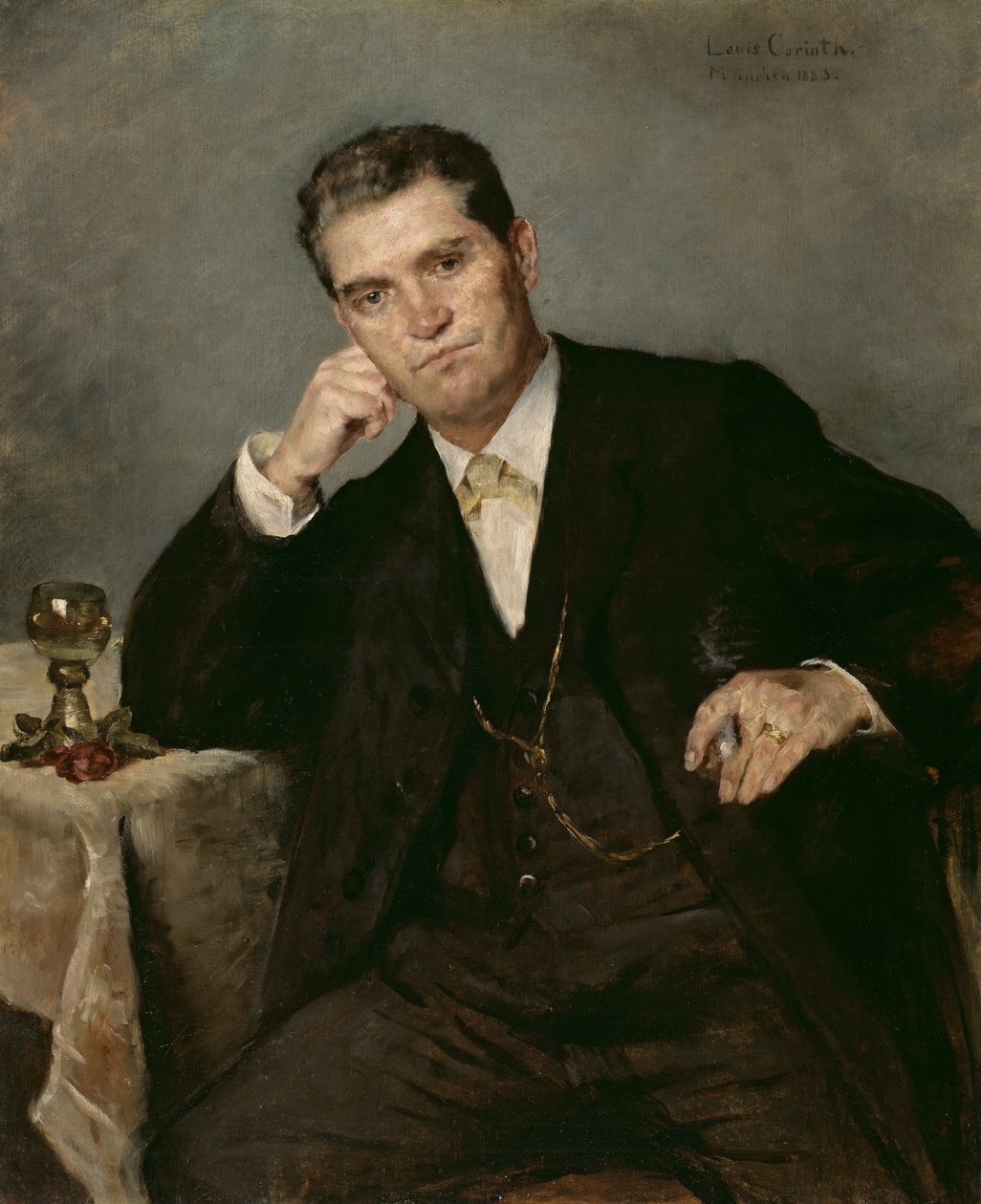 Franz Heinrich Corinth, o pai do artista de Lovis Corinth