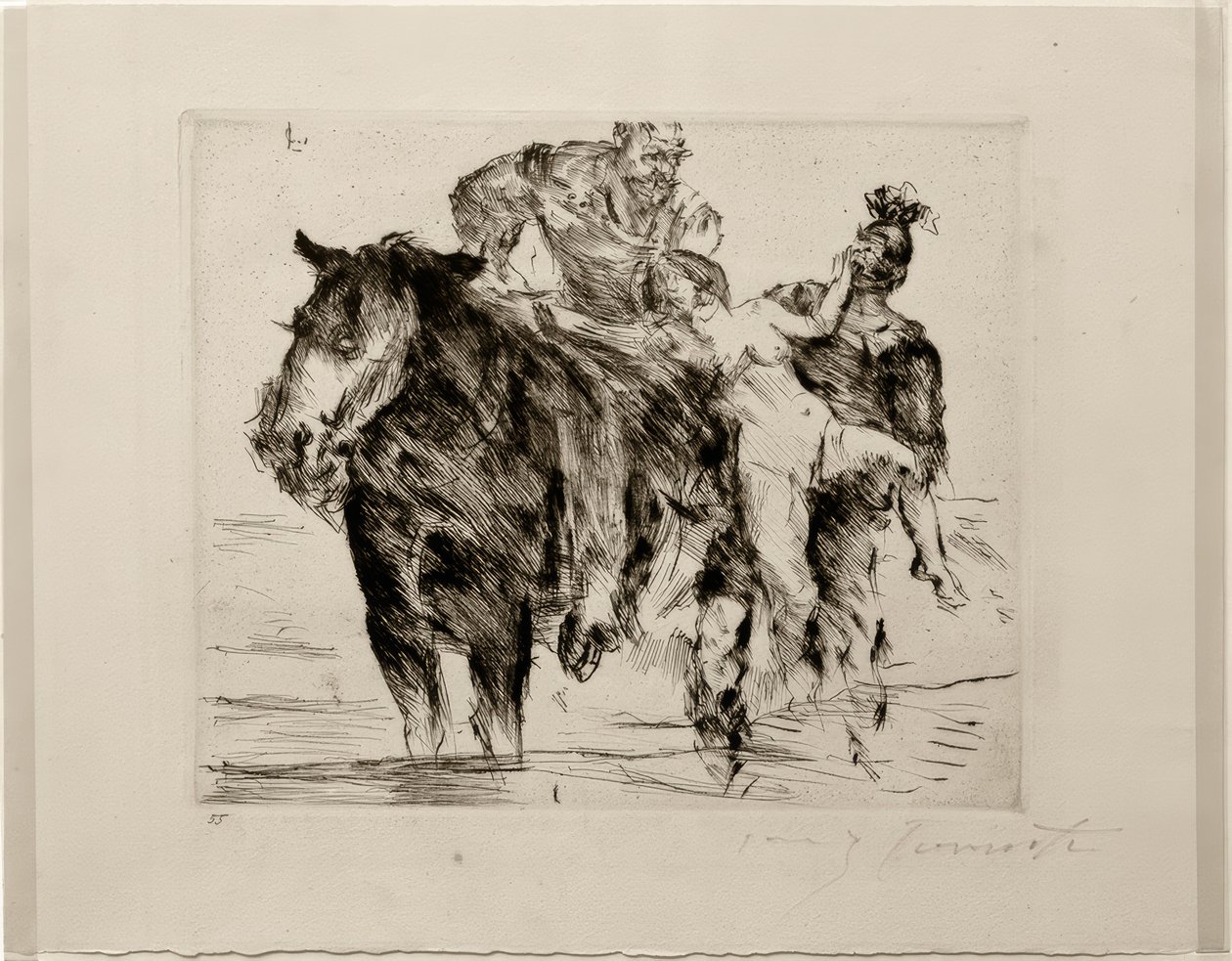 Frauenraub de Lovis Corinth