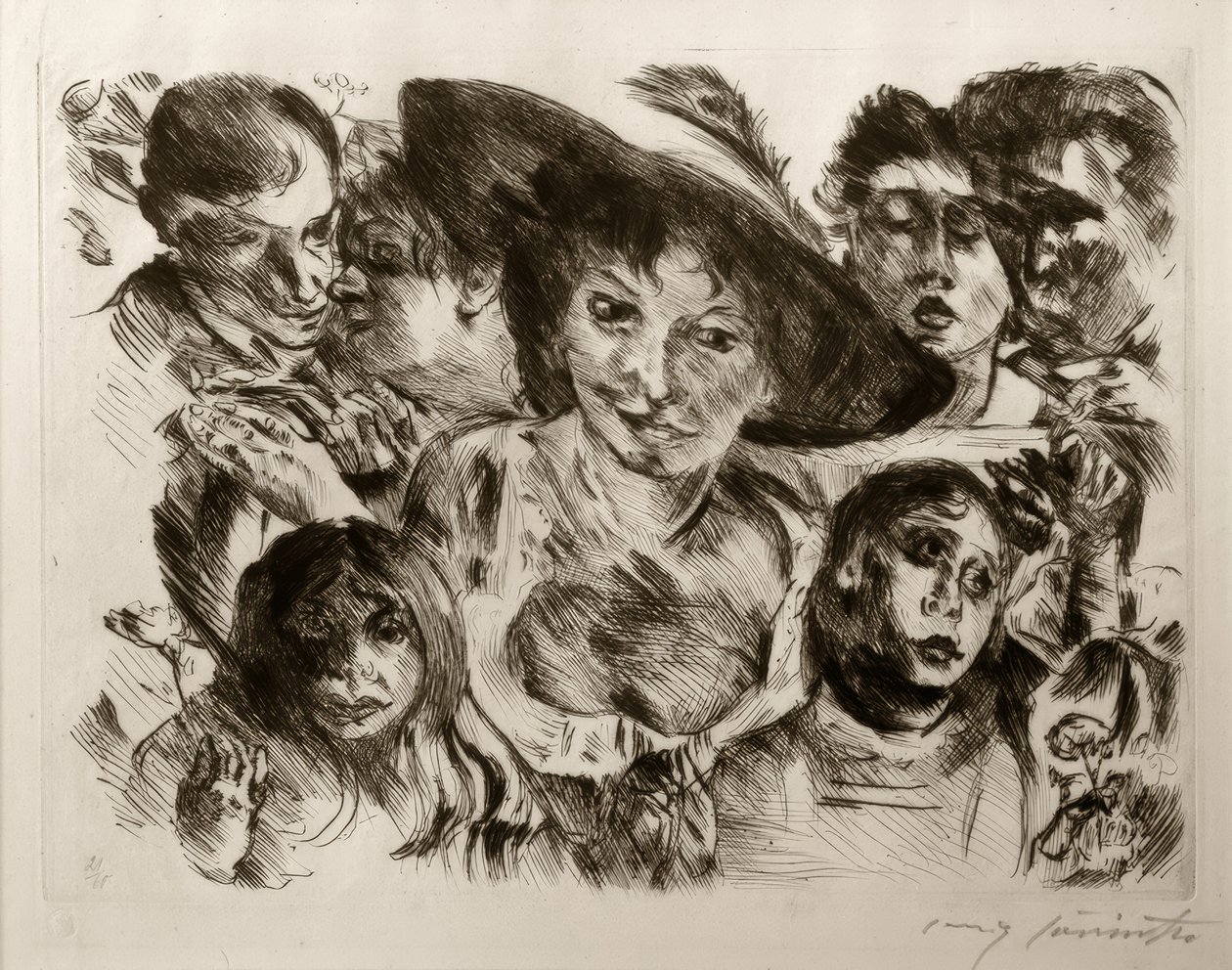 Alegria da vida de Lovis Corinth
