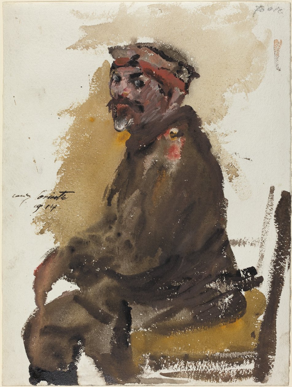 Hermann Struck em uniforme, 1914. de Lovis Corinth