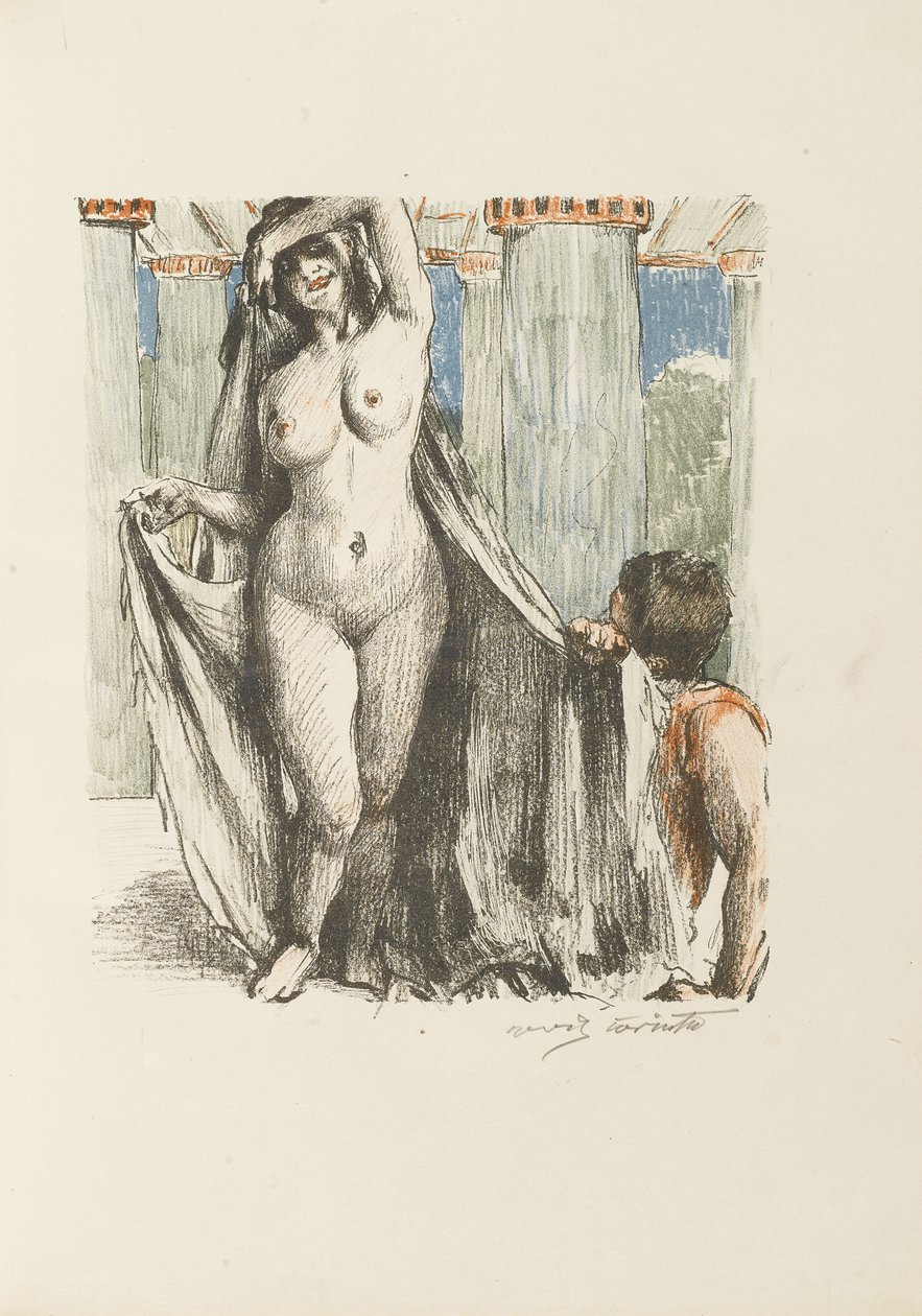 Ilustração para The Song of Songs, 1911 de Lovis Corinth