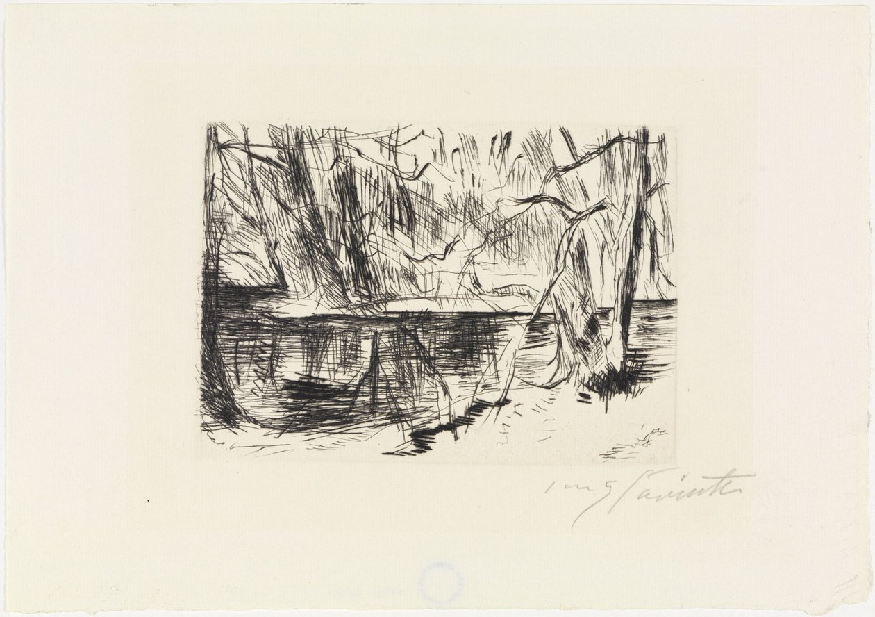 No Jardim Zoológico de Lovis Corinth