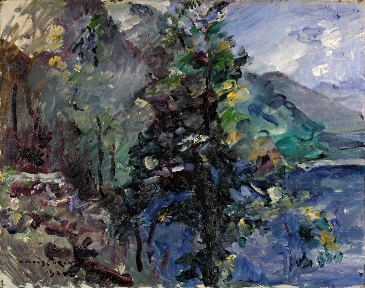 Jochberg no lago de Walchensee de Lovis Corinth