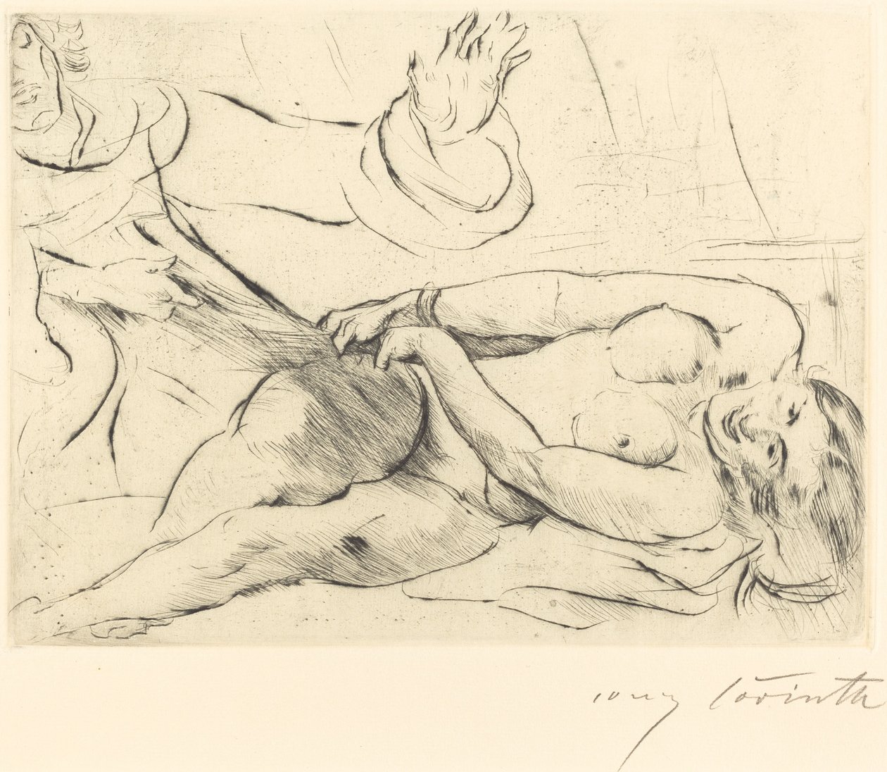 Joseph und Potifars Weib II Joseph e a esposa de Potifar II, 1915. de Lovis Corinth