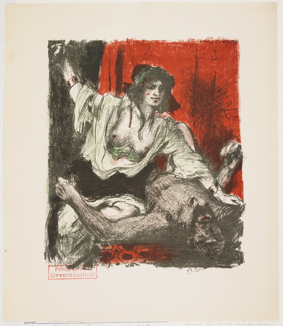 Judith e Holofernes, de Das Buch Judith (O Livro de Judith), 1910 de Lovis Corinth