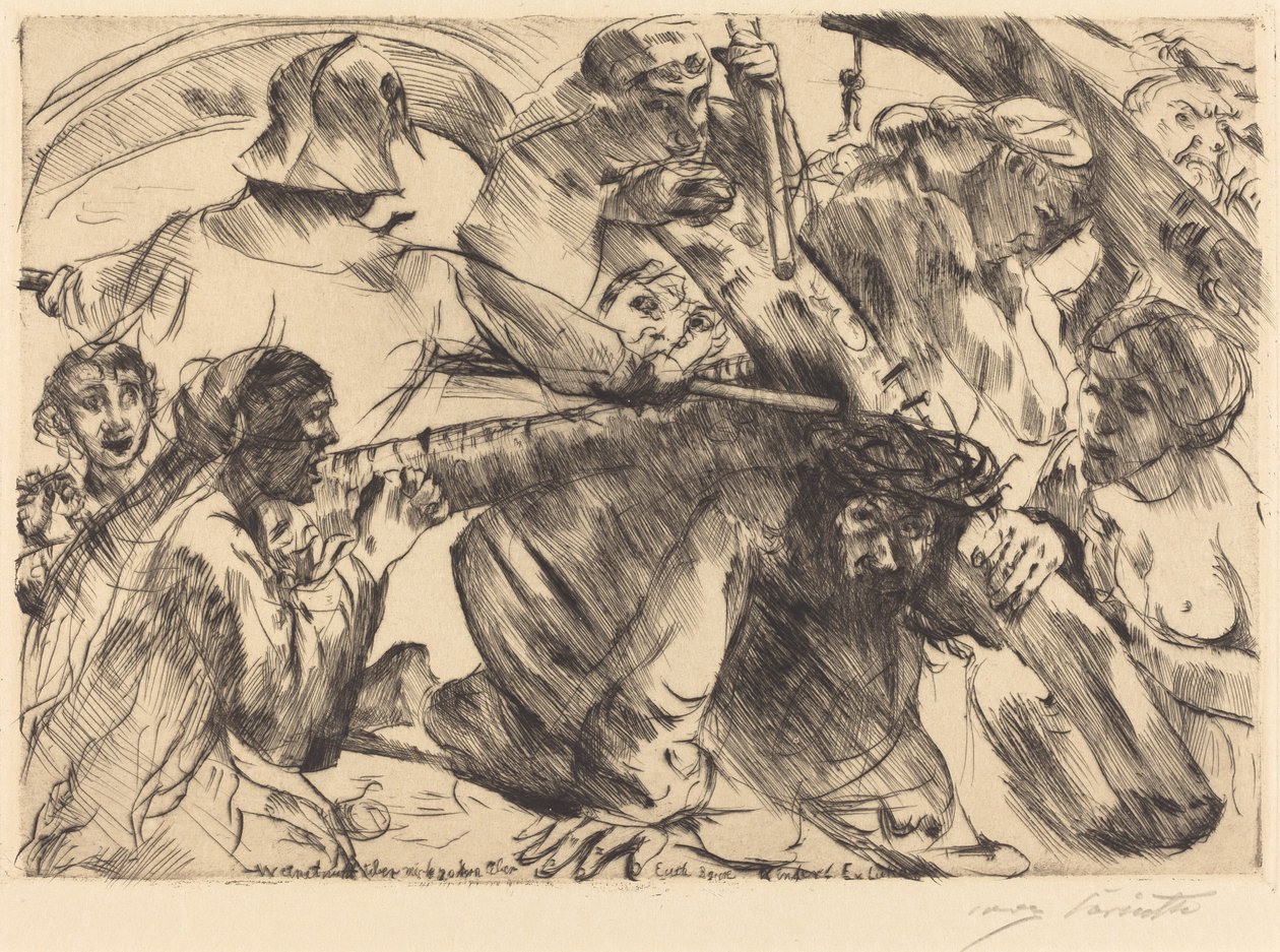 Kreuztragung Christ Bearing the Cross, 1916. de Lovis Corinth