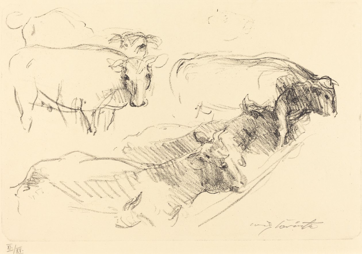 vacas de Lovis Corinth