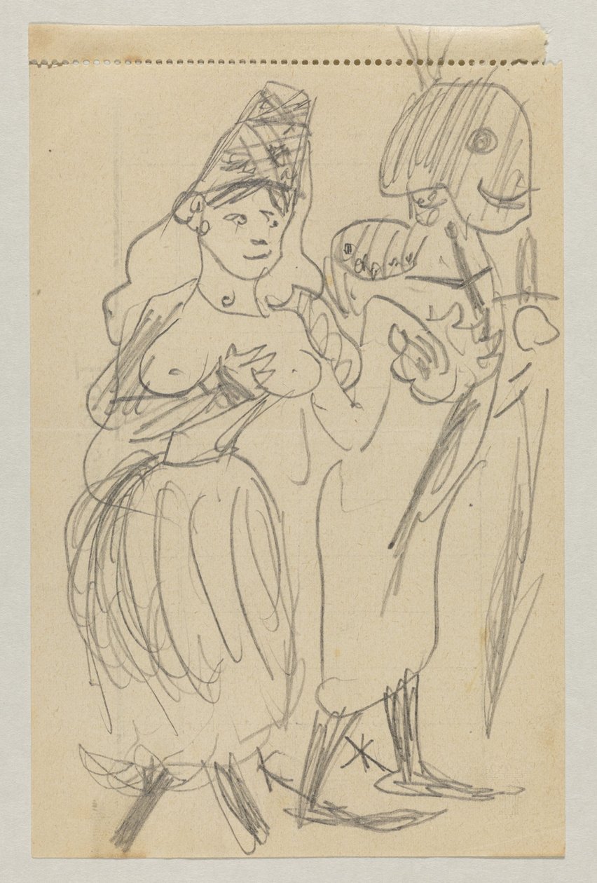 Lovis Corinto e Carl Strathmann de Lovis Corinth