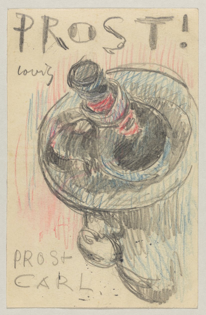 Lovis Corinth para Elly Strathmann: cartão postal, carimbado em 22 de maio de 1911 de Lovis Corinth