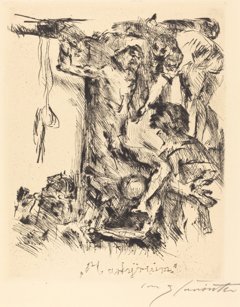 Martírio (Martírio) de Lovis Corinth