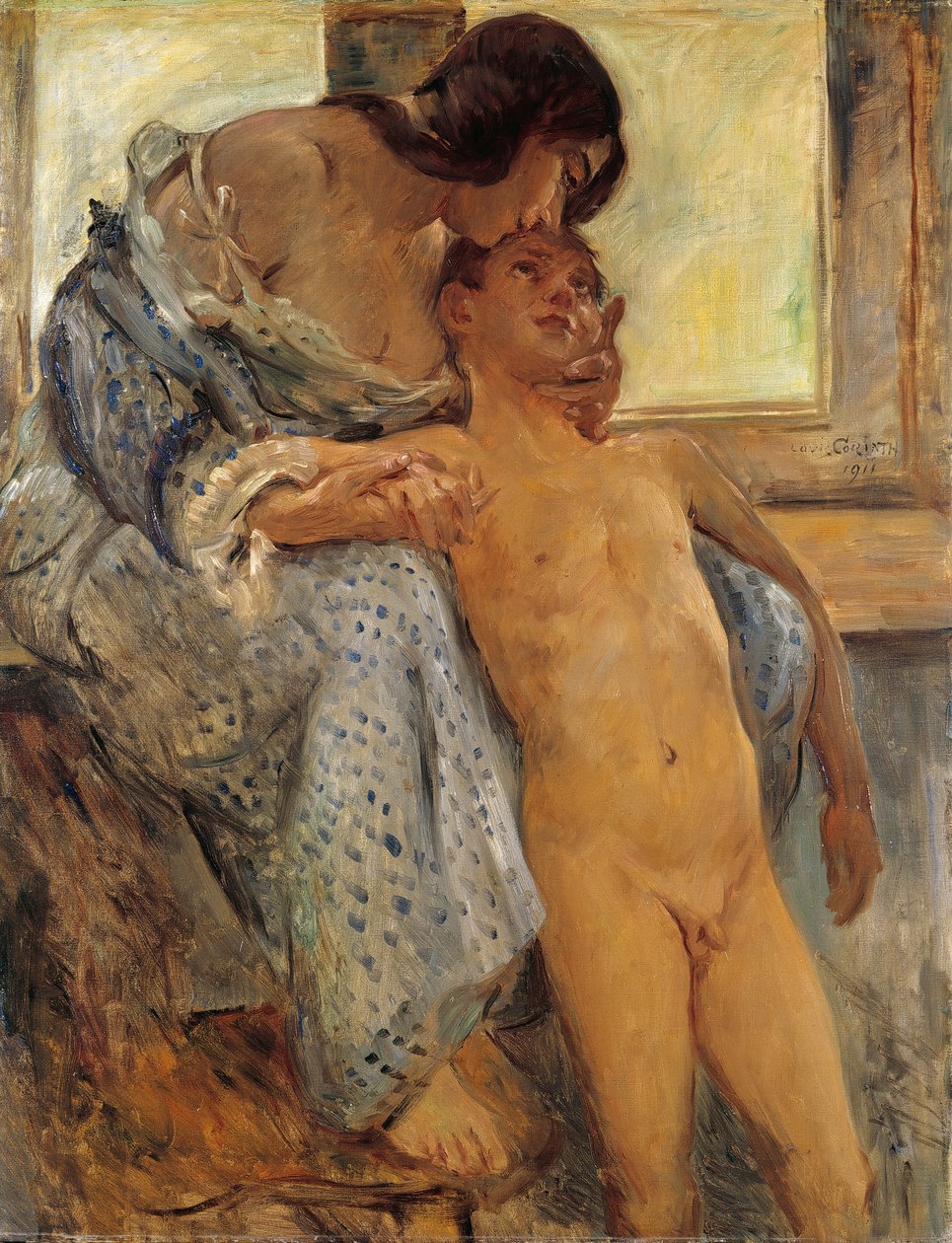 Amor materno de Lovis Corinth