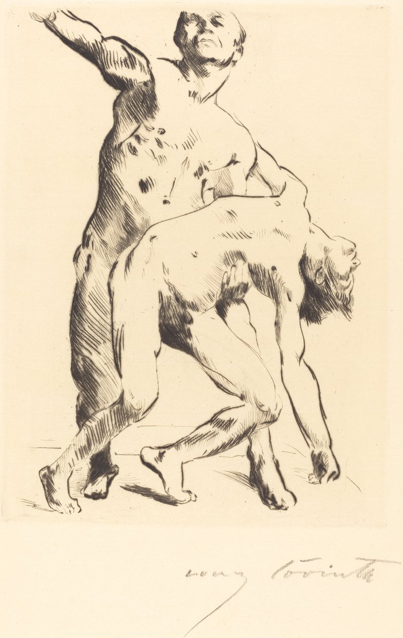 Odisseu e o pretendente (Odisseu e o pretendente) de Lovis Corinth