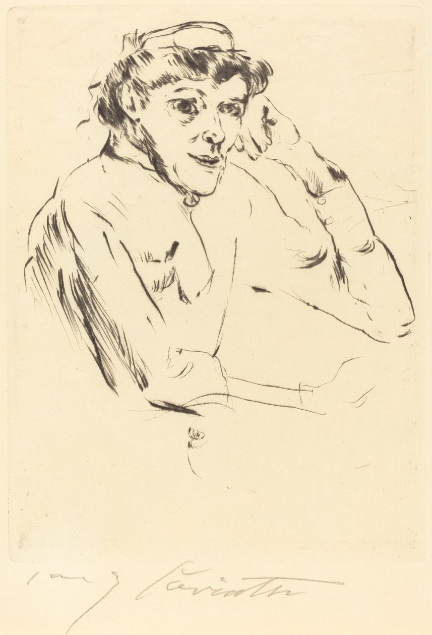 Enfermeira Assistente, 1914. de Lovis Corinth