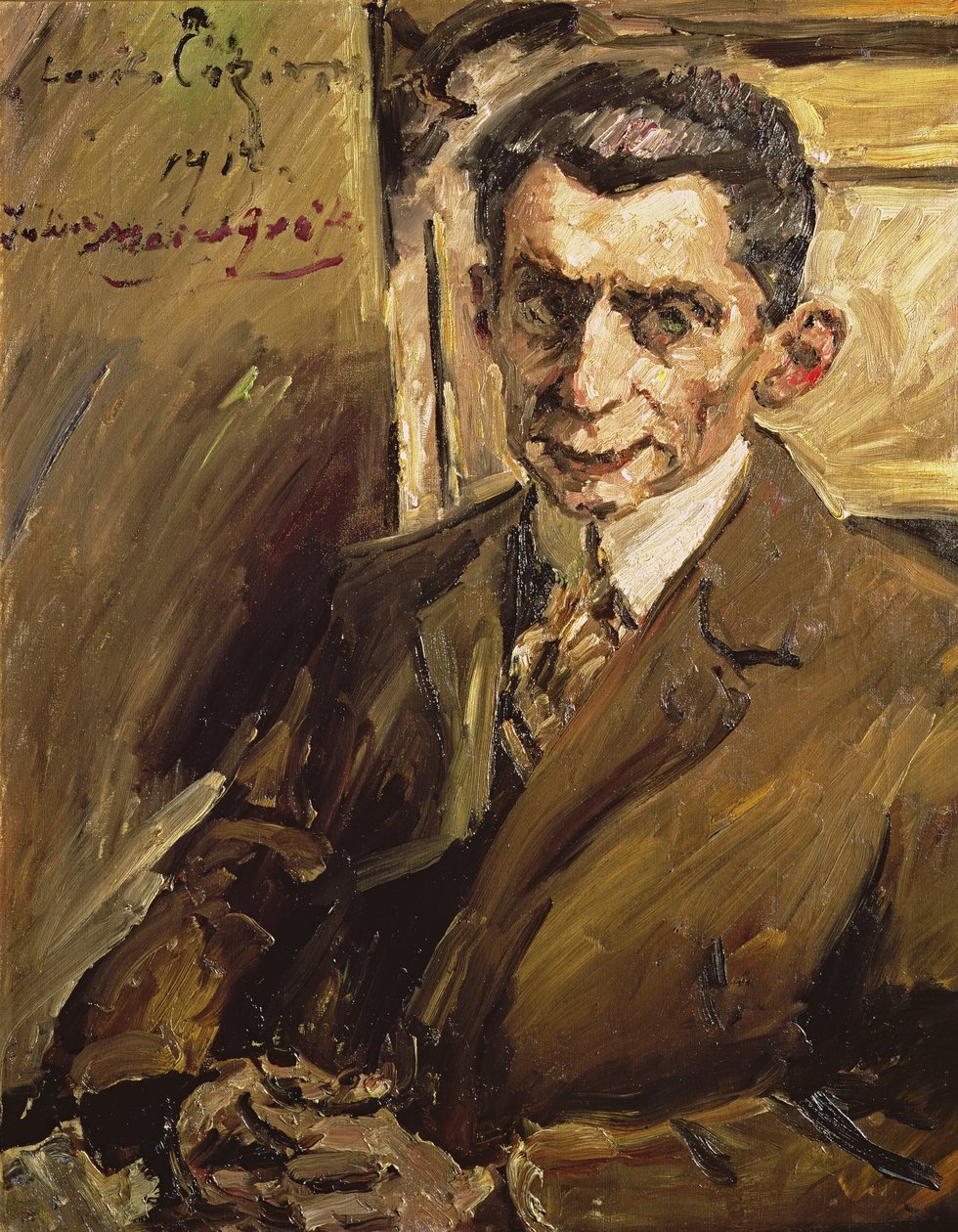 Retrato de Julius Meier-Grafe (1867-1935) Historiador de Arte, c.1912-14 de Lovis Corinth