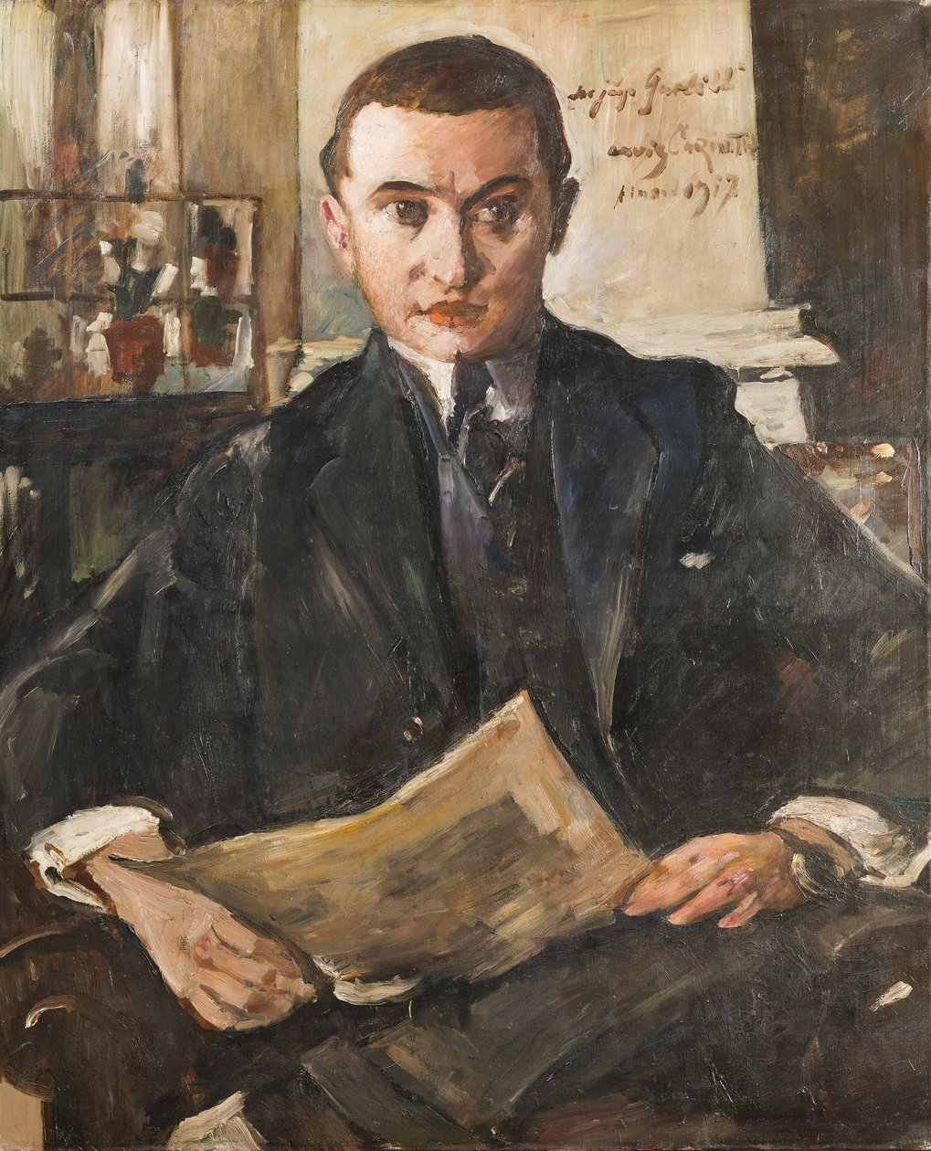 Retrato de Wolfgang Gurlitt, 1917. de Lovis Corinth