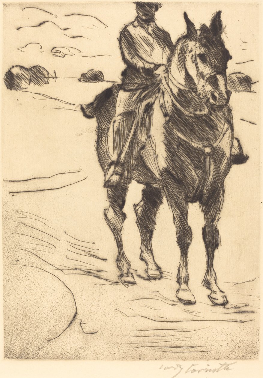Reiter II (Cavaleiro II) de Lovis Corinth