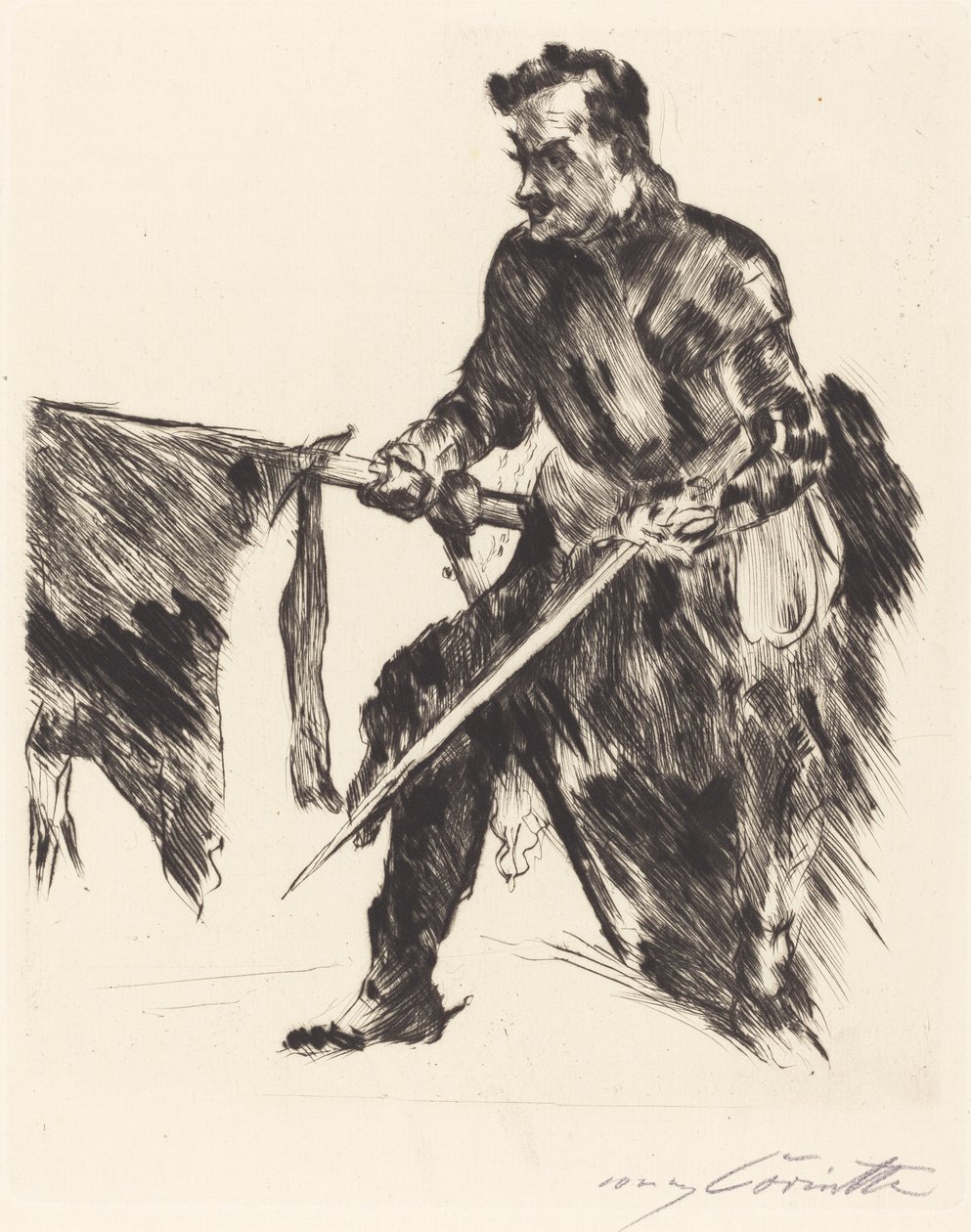 Rudolf Rittner como Florian Geyer Rudolf Rudolf Rittner como Florian Geyer, 1914. de Lovis Corinth