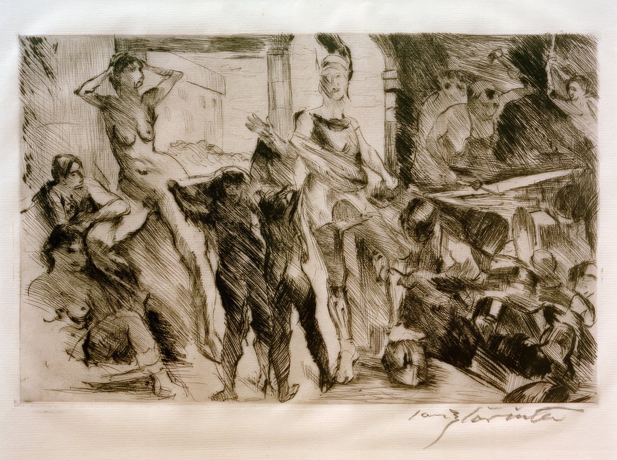 Forja do vulcão de Lovis Corinth
