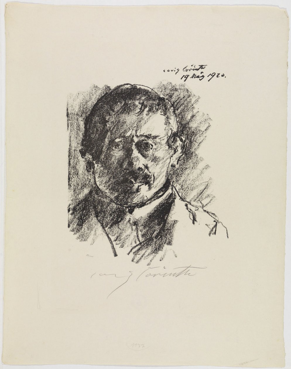 Auto-retrato, 19 de março de 1920 de Lovis Corinth