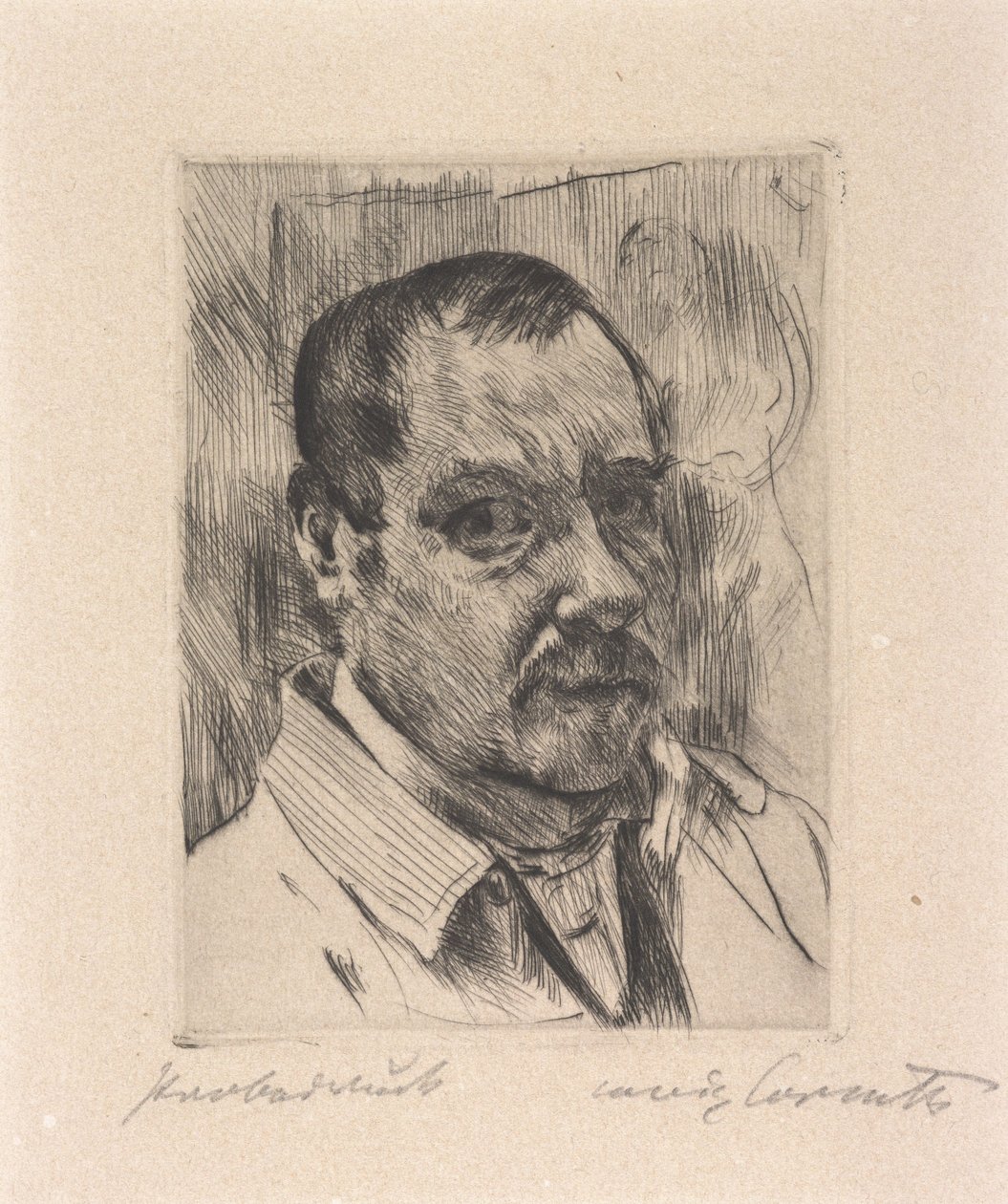 Autorretrato de Lovis Corinth