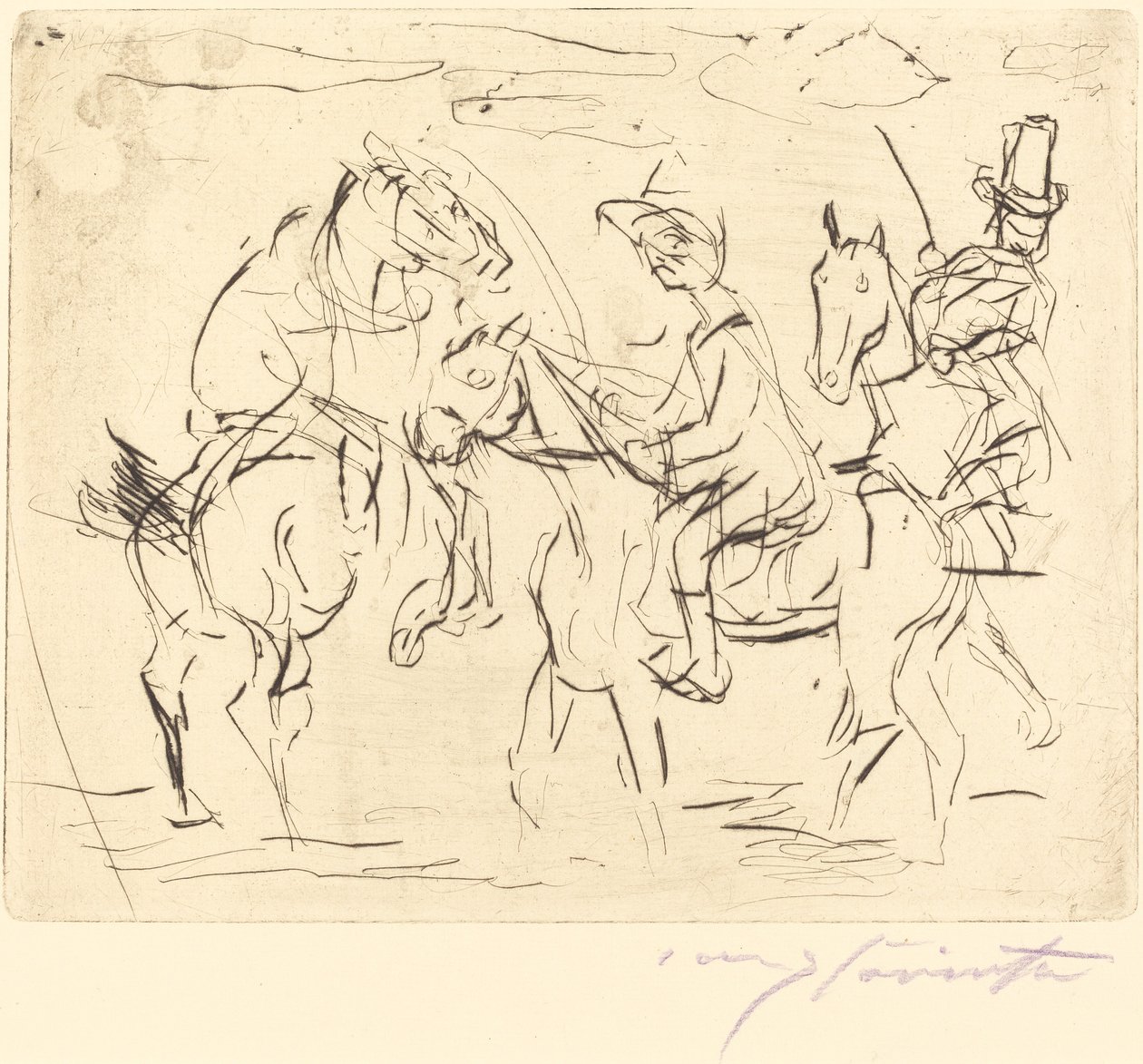 Sunday Riders Sunday Riders, 1920. de Lovis Corinth
