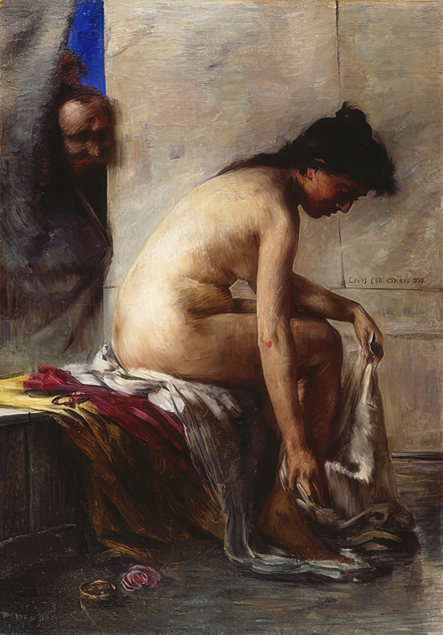 Susanna no banho. 1890 de Lovis Corinth