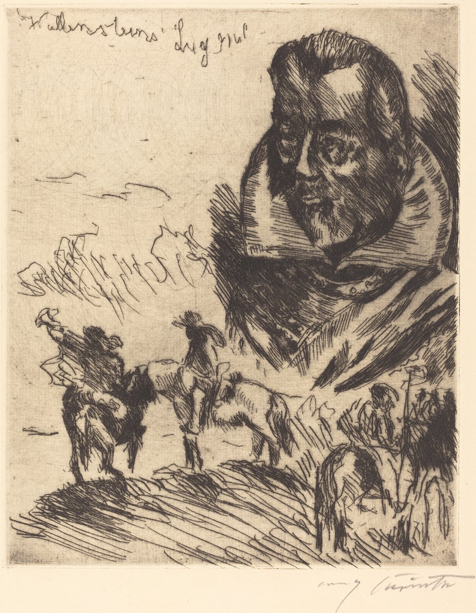 Folha de rosto do frontispício, 1923. de Lovis Corinth