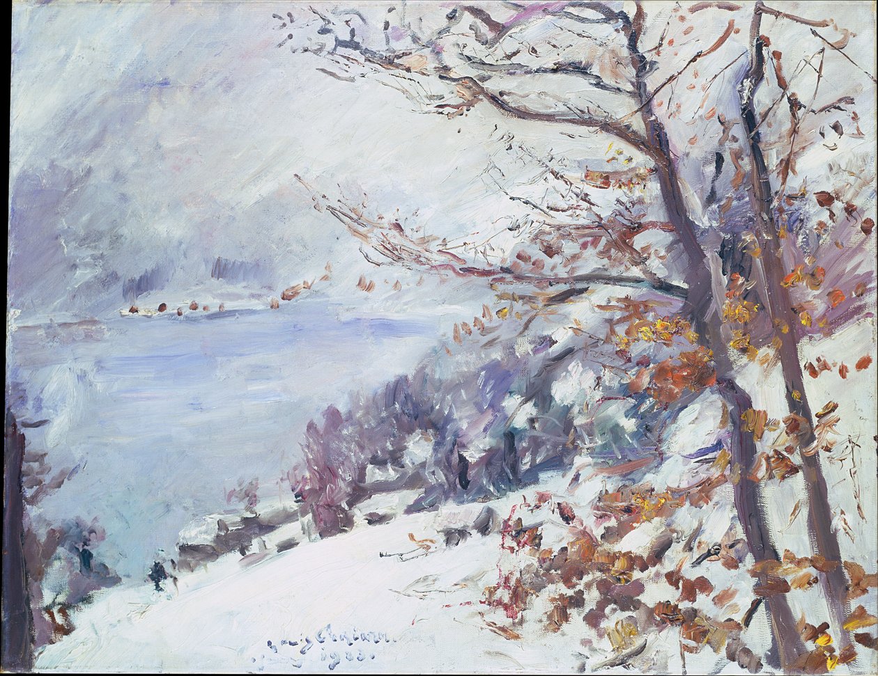 Walchensee no Inverno de Lovis Corinth