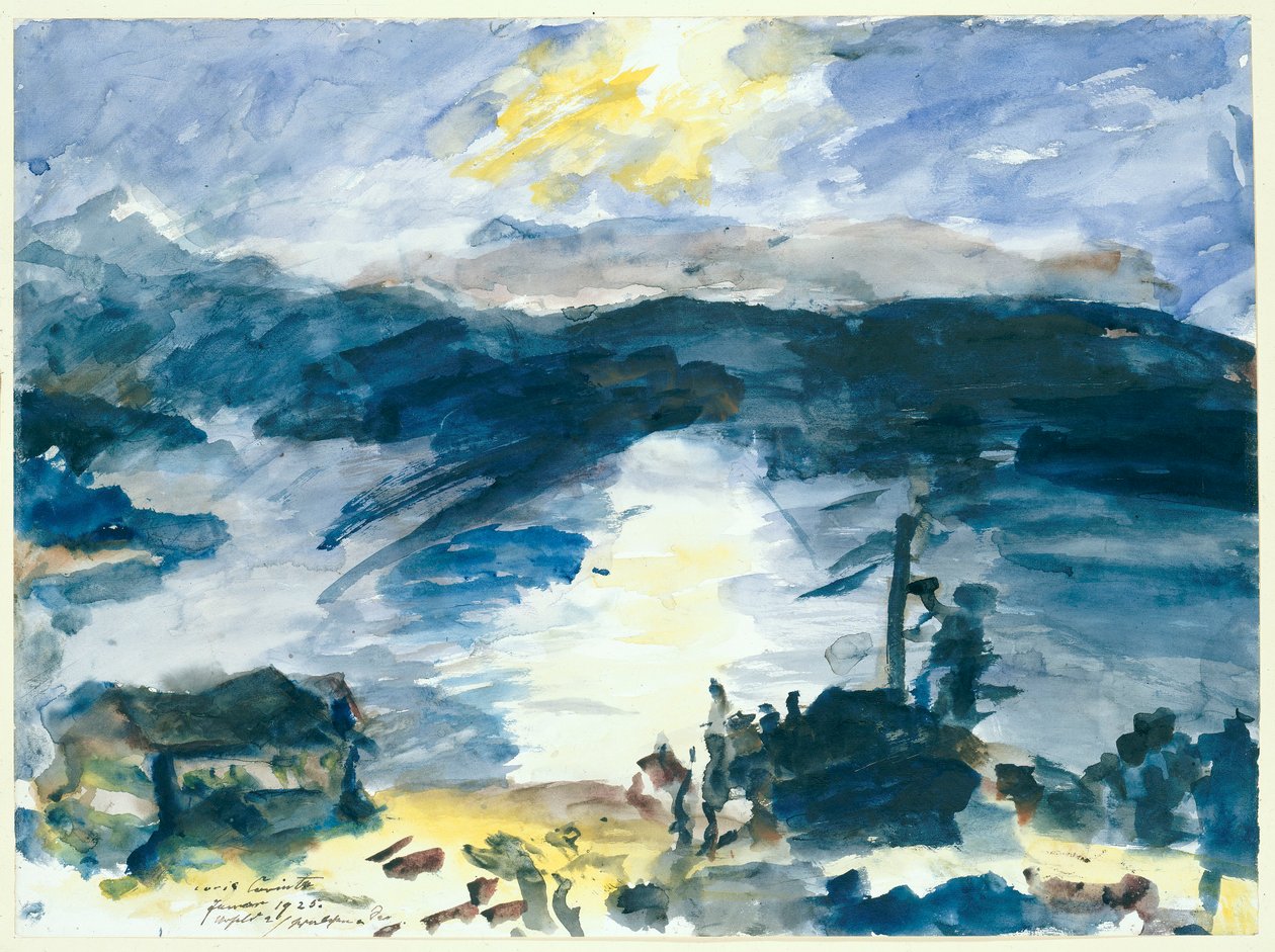 Paisagem de Walchensee de Lovis Corinth