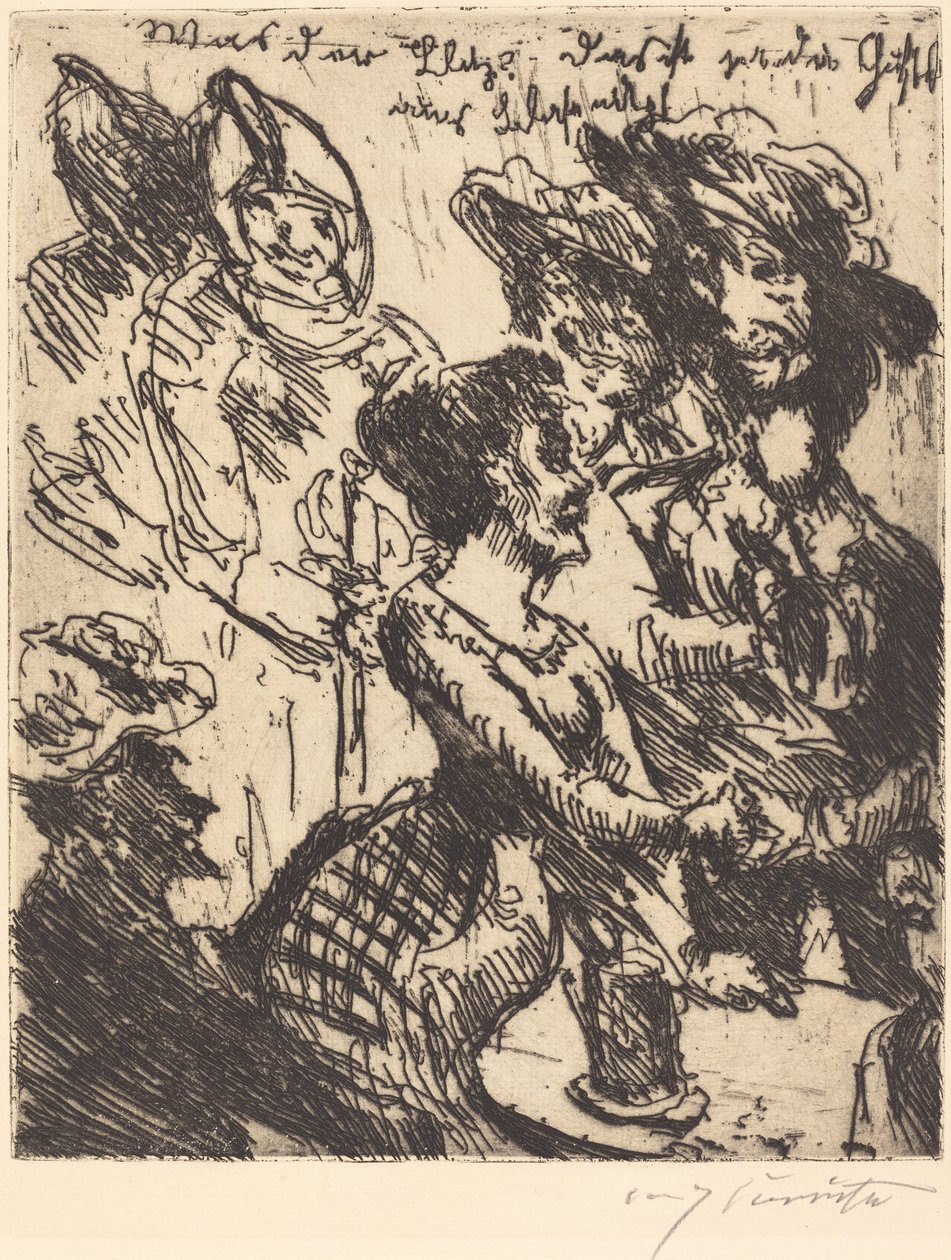 Mas que raio! É gustel von blasewitz O que é isso! É Gustel von Blasewitz, 1923. de Lovis Corinth