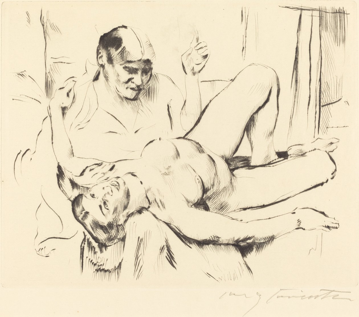 Divination Prophecy, 1914. de Lovis Corinth