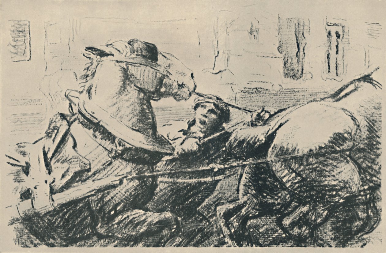 "Percheron Horses", 1919 de Lowes Dalbiac Luard