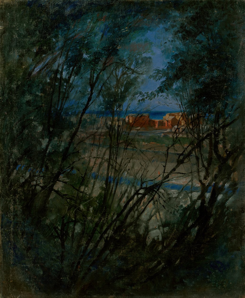 Paisagem azul de Laszlo Mednyanszky