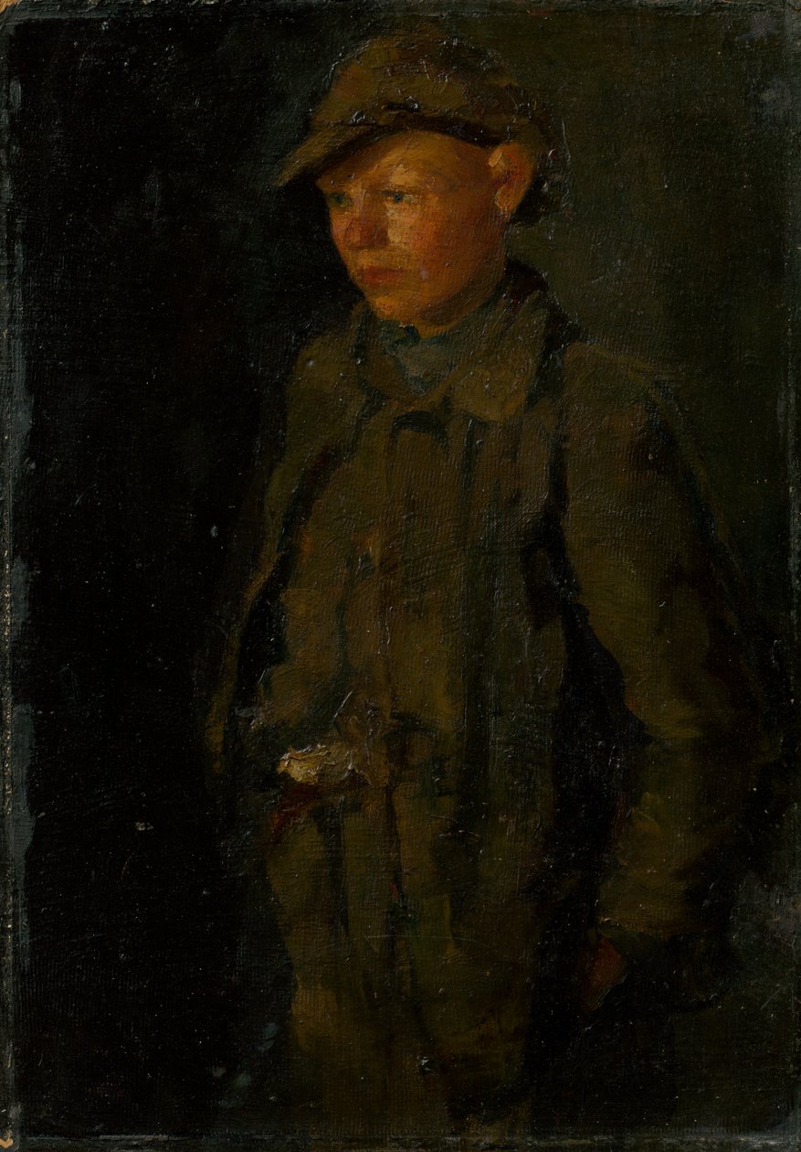 Garoto de Pé de Laszlo Mednyanszky