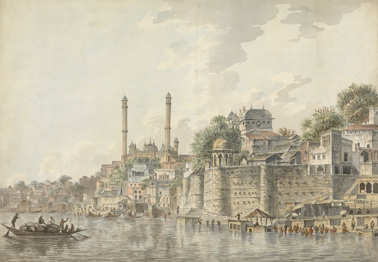 Porta de entrada de um antigo forte, Benares de Lt. John Ritso