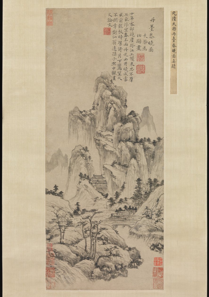 Spring Dawn Sobre o Elixir Terrace, ca. 1369. de Lu Guang