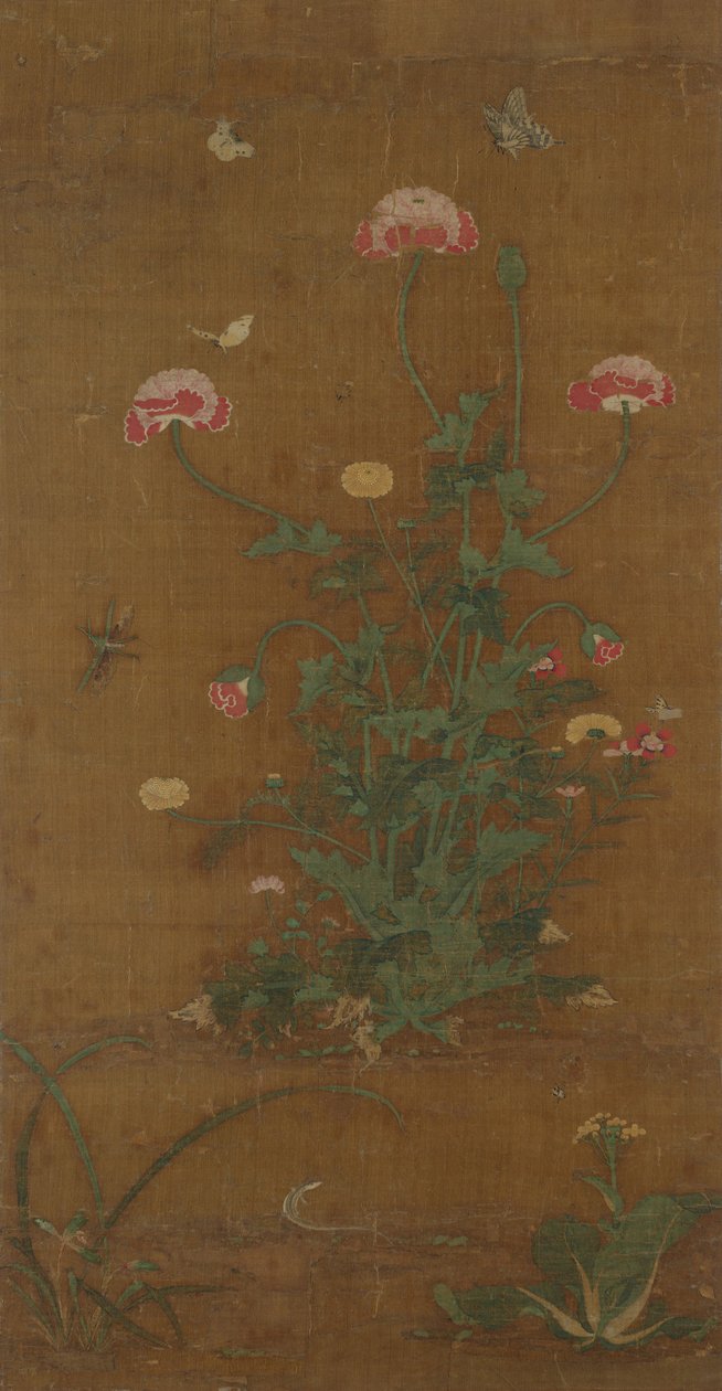 Flores, século XIV. de Lu Jingfu