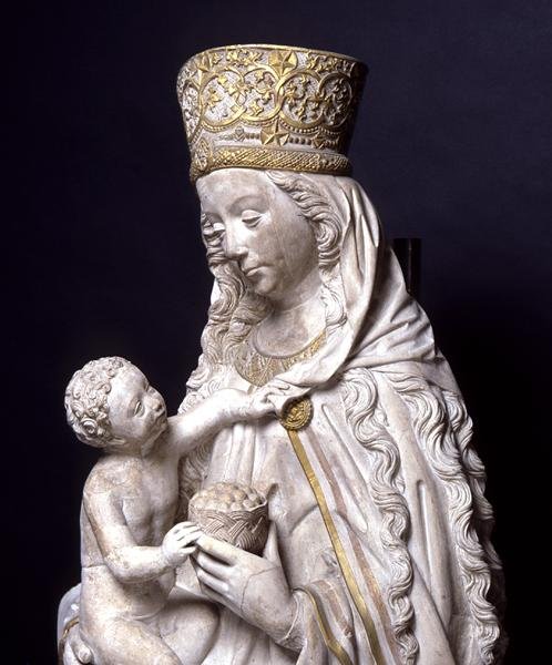 A Mãe de Deus com o Menino Cristo de Lubeck or Westphalian Workshop