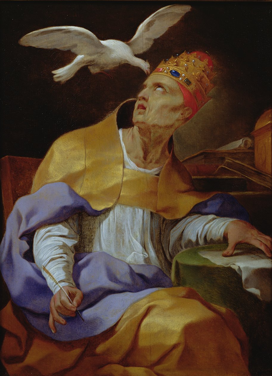 São Gregório Magno (c.540-604) de Lubin Baugin